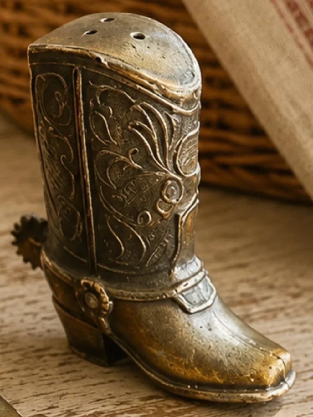 Vintage Western Cowboy Boots Salt & Pepper Shakers